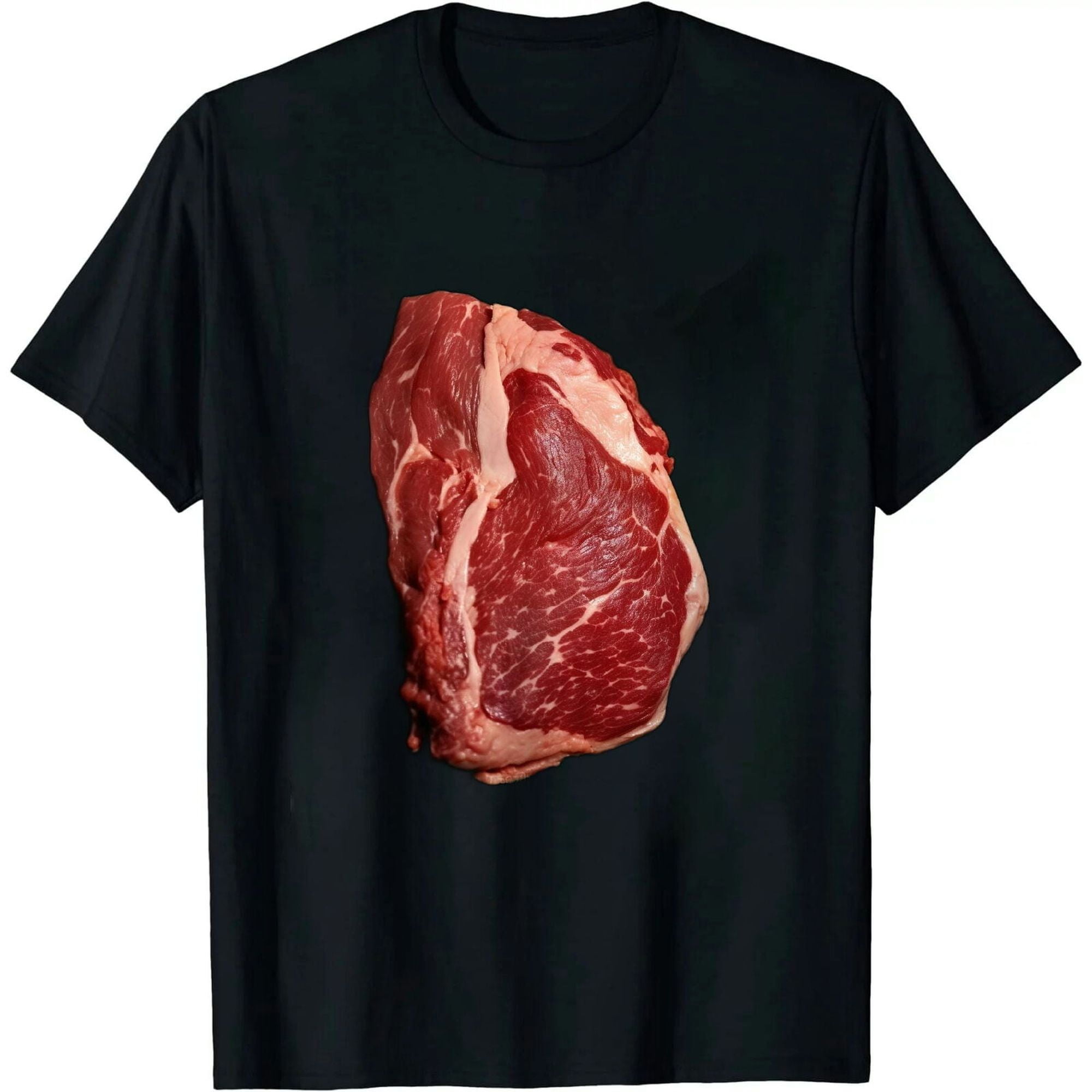 Grill Master Delight Raw Steak Meat Food Costume TShirt for Beef Cow Lovers and TBone