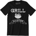 thumbnail image 1 of Grill Master Father's Day BBQ Food Foodie Lover Men's Gift T-Shirt, 1 of 4