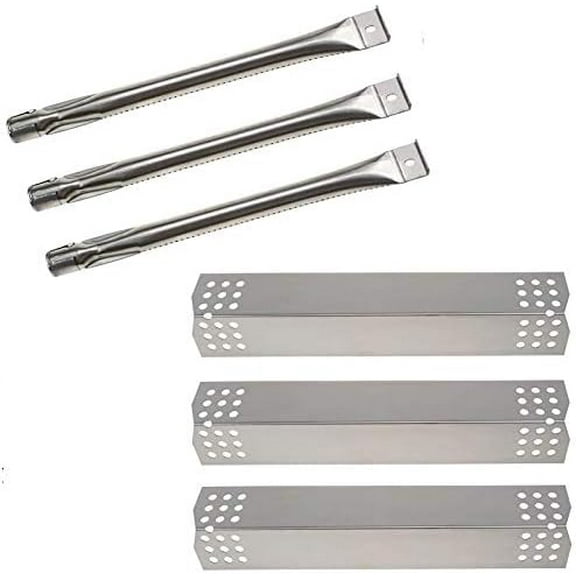 Grill Master Replacement Parts for 720-0737, 720-0769 Models - Heat Plate, Burner Shield & Flame Deflectors