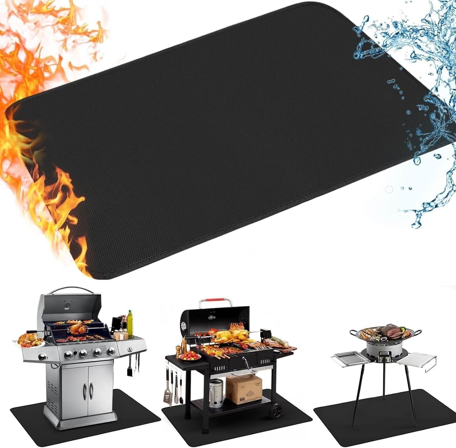 48x36 inch thick BBQ Floor Mat