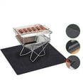 Grill Mat for Composite Deck Bbq Floor Mat Double Fireproof Mat Bbq Mat
