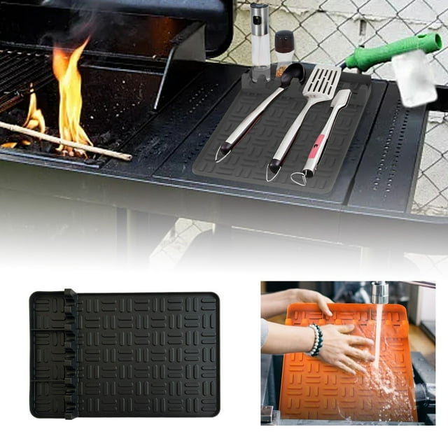 Grill Mat for Composite Deck Fireproof Mat for Fireplace And Brazier