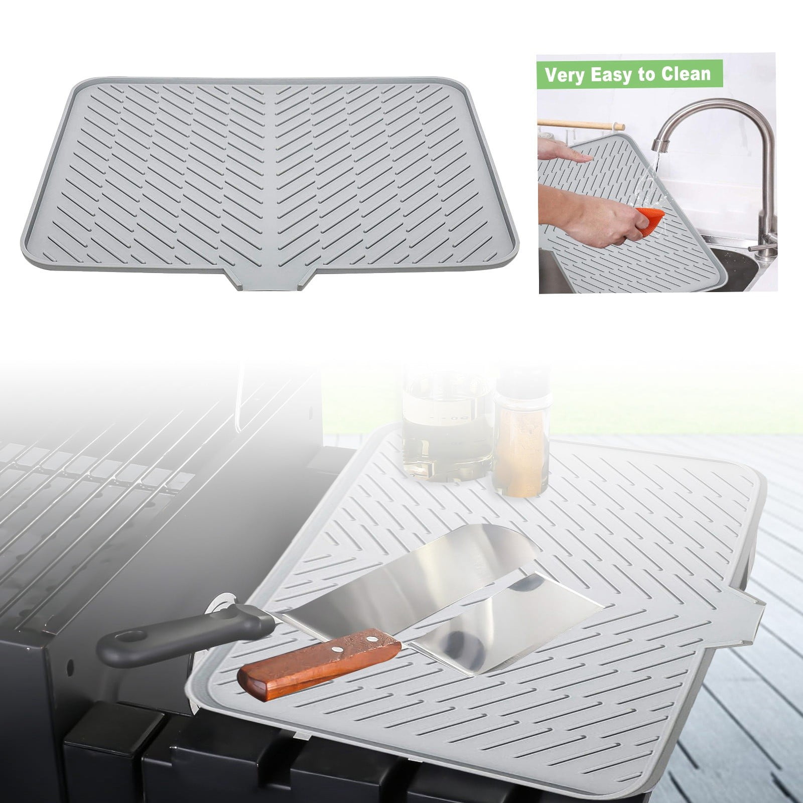 Grill Mat for Deck Fireproof Mat for Fireplace And Brazier Fiberglass