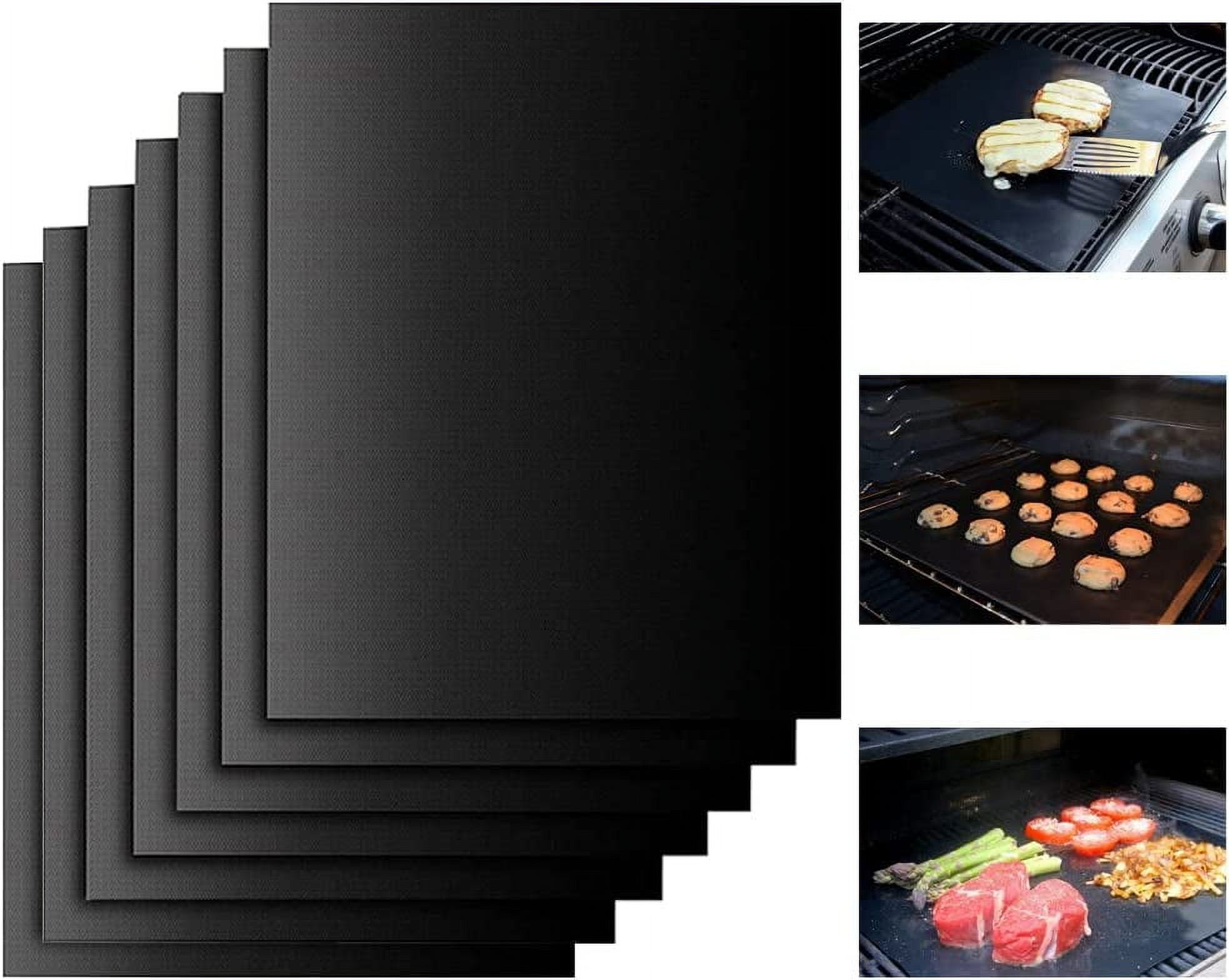 Grill Mat Set of 2100 NonStick BBQ Grill Mats&Baking Mats, PFOA Free