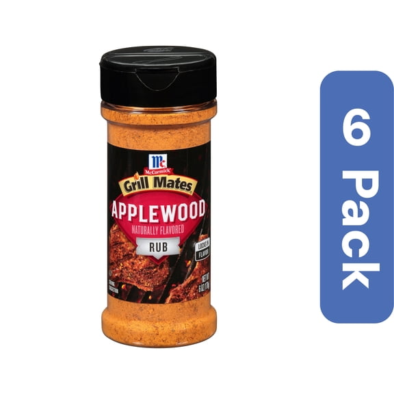 Grill Mates Applewood Dry Rub 6 oz (Pack Of 6)