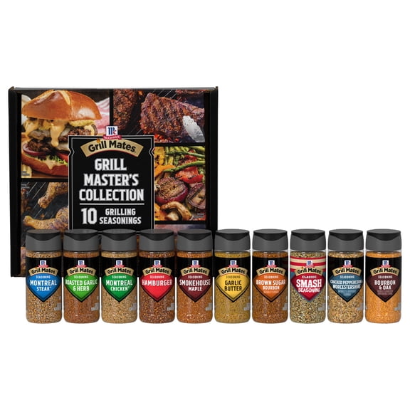 McCormick Grill Mates Grill Master's Collection 10 Pack Seasoning Blends, 30.22 oz Bottle