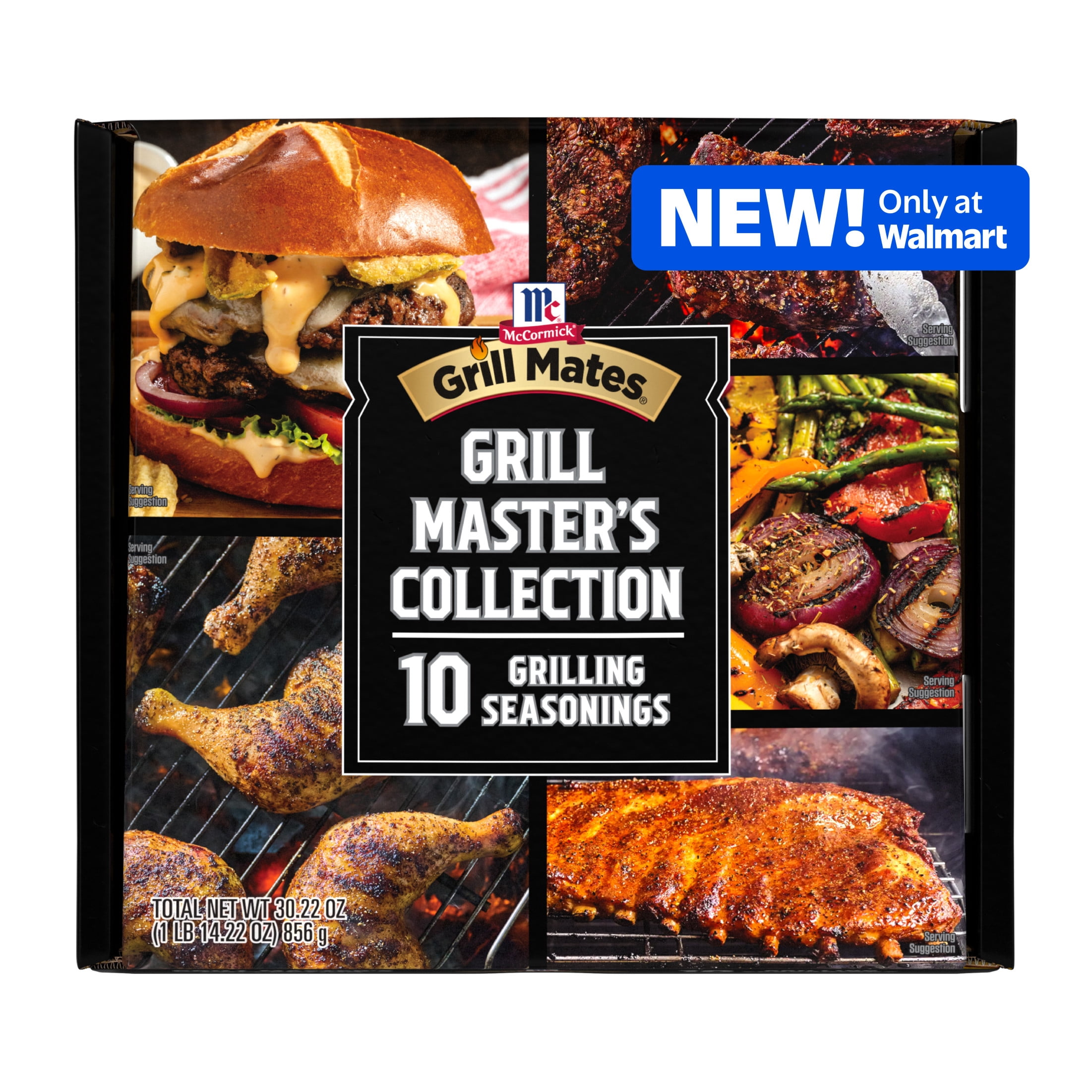 McCormick Grill Mates Grill Master's Collection 10 Pack Seasoning Blends, 30.22 oz Bottle