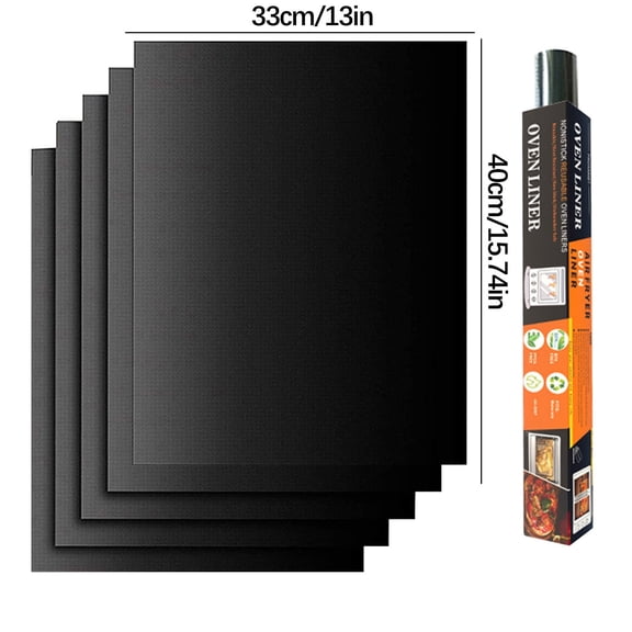 Grill Mats 5 Outdoor Barbecue Artifacts Oven Fiberglass Oven High Temperature Non Stick Barbecue Mat