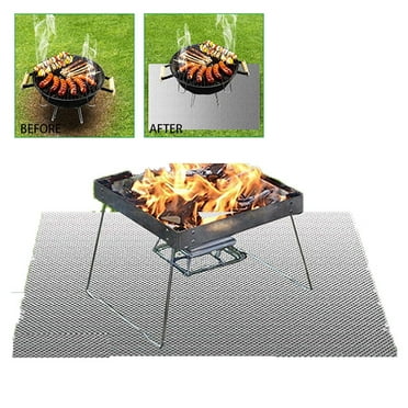 Grill Matt for Outdoor Grill Deck Protector - Fire Pit Mat, Under Grill Mat Pad Protector, BBQ Protector for Decks and Patios,Fireproof Outdoor Charcoal