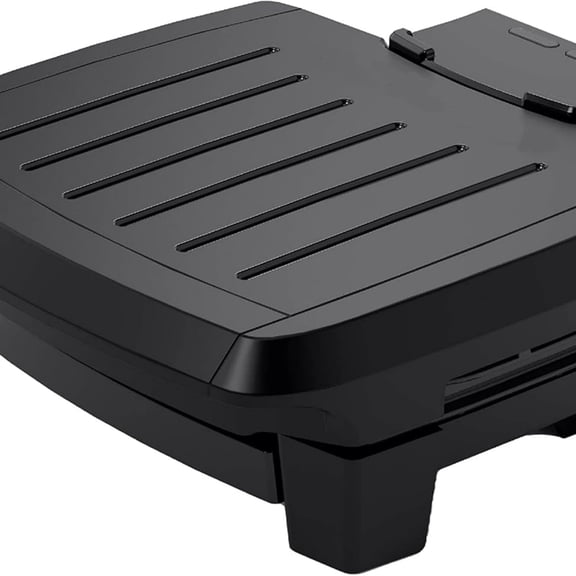 Grill, NEW Dishwasher Safe, Wash the Entire Grill, Easy-to-Clean Nonstick, Black/Grey