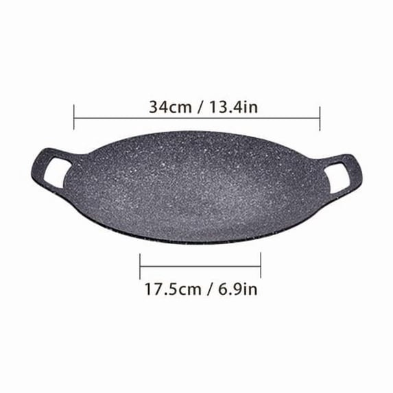 Grill Pan Non Stick Pan Barbecue Plate BBQ Portable Grill,Camping Korea Griddle Grill Pan Outdoor Camping BBQ Stove Roasting Grill Plate Kitchenware Nonstick