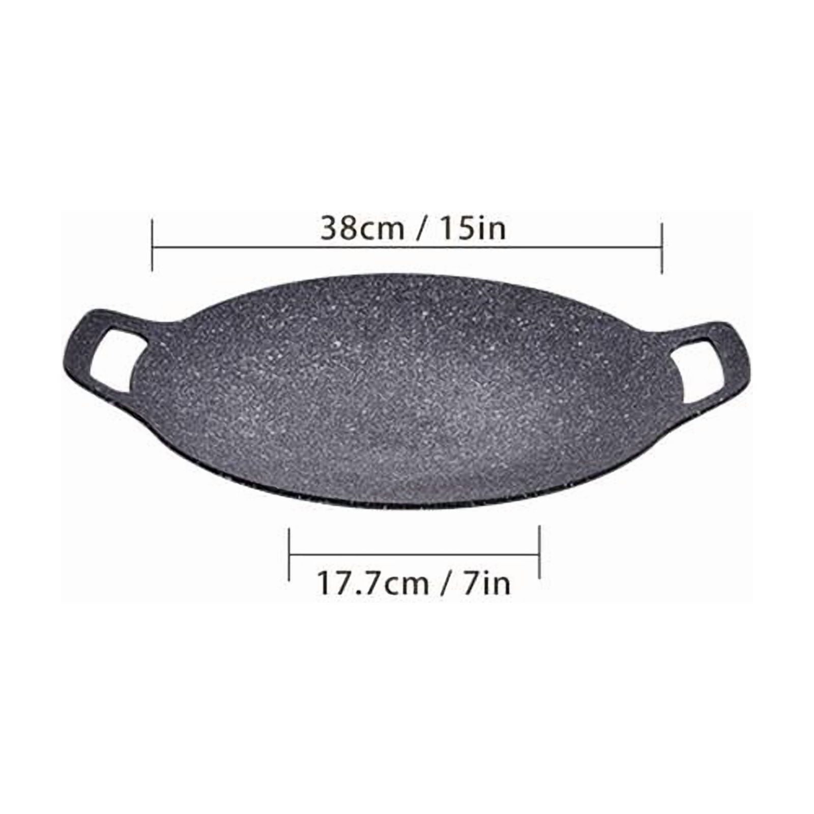 Grill Pan Non Stick Pan Barbecue Plate BBQ Portable Grill,Camping Korea Griddle Grill Pan Outdoor Camping BBQ Stove Roasting Grill Plate Kitchenware Nonstick