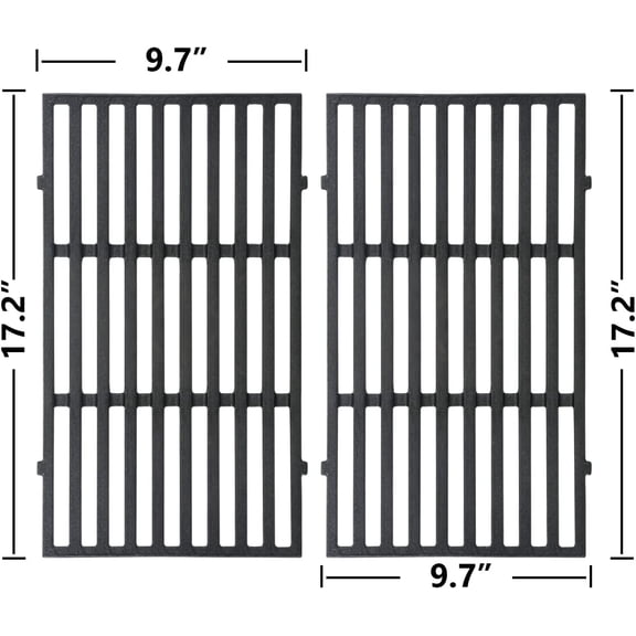 Grill Parts 17.5" 7637 Grill Grates for Weber Spirit e210, Grill Grates for Weber Spirit E-210 E-215 E-220 S-210 S-215 Spirit II E-210 II E-220 44010001 46110001 64815 67022$$Garden & Patio