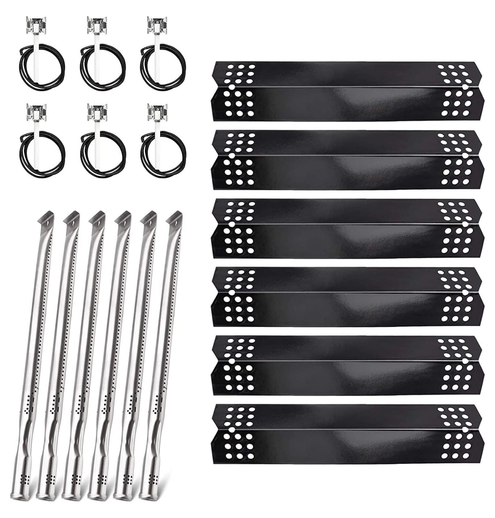 Kit Ricambio Per Griglia Nexgrill 720-0896B – Bruciatori, Soppressori Fiamma E Accenditore Per 6 Bruciatori