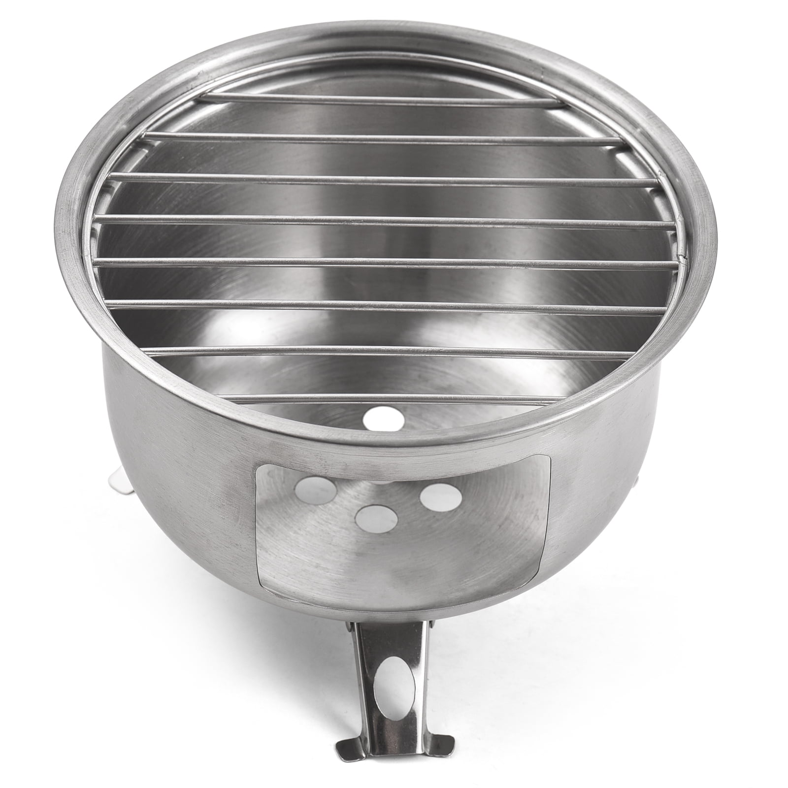 Grill Portable Camping Stove Mini Backpacking Wood Burning Stove Survival Alcohol Burner Charcoal Grill For Alcohol Candle Wood Cooking BBQ Picnic