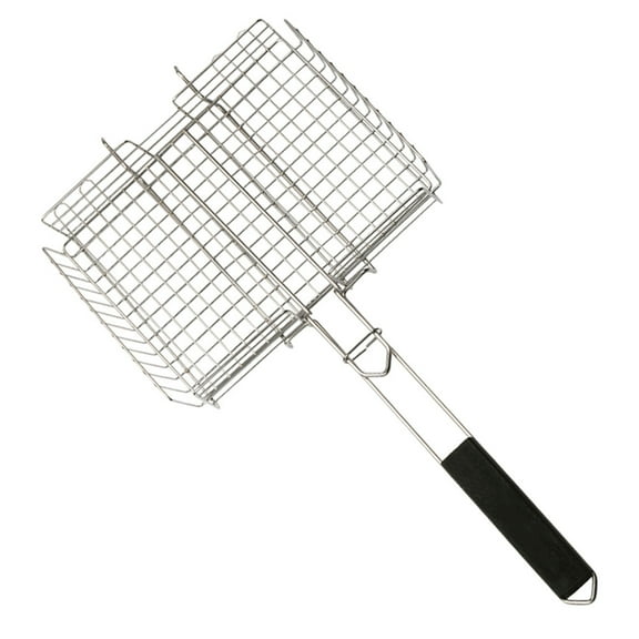 COSMOBETTY Barbecue Net BBQ Rack Silver 1Pc 25.4X12.4In