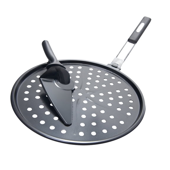 Grill Pro 98140 Non Stick Grill Pizza Pan, 12"