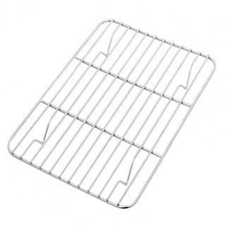 2 Pack Cooling Rack Baking Rack - Casewin Stainless Steel Oven Safe Rack  for Baking, Roasting & Drying, 11.81*9.05*0.59inch 