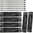 thumbnail image 1 of Grill Replacement Part For Nexgrill 720-0896B 720-0882A 720-0896 720-0925 720-0896C 720-0896E Gas Grill, 6-Pack Heat Plates Tent Shields Grill Burner For Nexgrill 6 Burner 720-0896B, 1 of 10