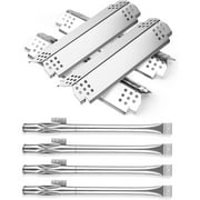 Grill Replacement Parts for Nexgrill 720-0830H, 720-0888, 720-0888N, Stainless Steel Grill Burner Tubes, Heat Shield Tent Plates and Igniters Kit Replacement for Home Depot Nexgrill 4 Burner 720-0830H
