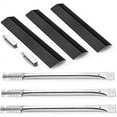 thumbnail image 1 of Grill Replacement Parts for Oklahoma Joe's Longhorn Combo 1767017 1767054 12201767, 14201767 15202029 16202046 3-Burner Charcoal/Gas Smoker, Heat Plate, Burner Tube, Adjustable Crossover Tubes, 1 of 8