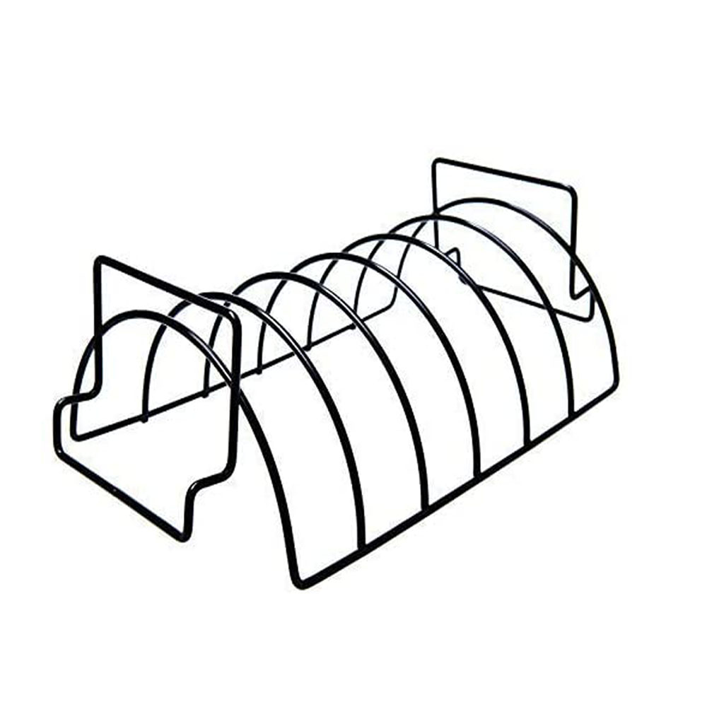 Grill Rib Rack for BBQ, Large Non-Stick Stainless Steel Rib Roast Rack ...