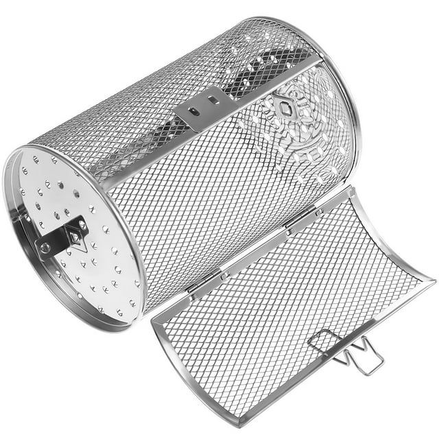 Grill Roaster Drum Stainless Steel Air Fryer Oven Basket Metal Oven