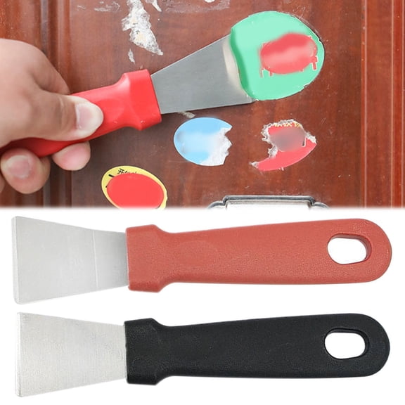 Grill Scraper Basdi Multi-Purpose Kitchen Scraper - Stainless Steel Spatula for Grill and Griddle Cleaning | Angled Design, Rust-Resistant, Effortlessly Removes Grease and Residue, Black1