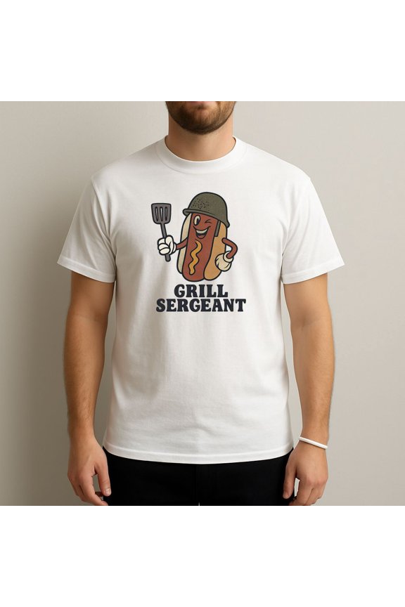 Grill Sergeant Funny Bbq - Father's Day Gift T-Shirt