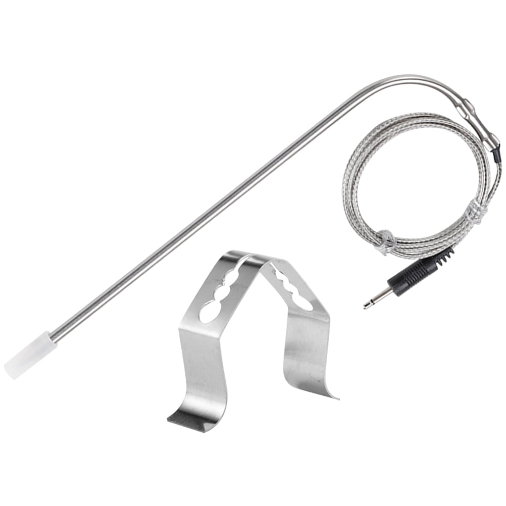 Grill Thermometer Clip Stainless Steel Grate Temperature Probe Meat