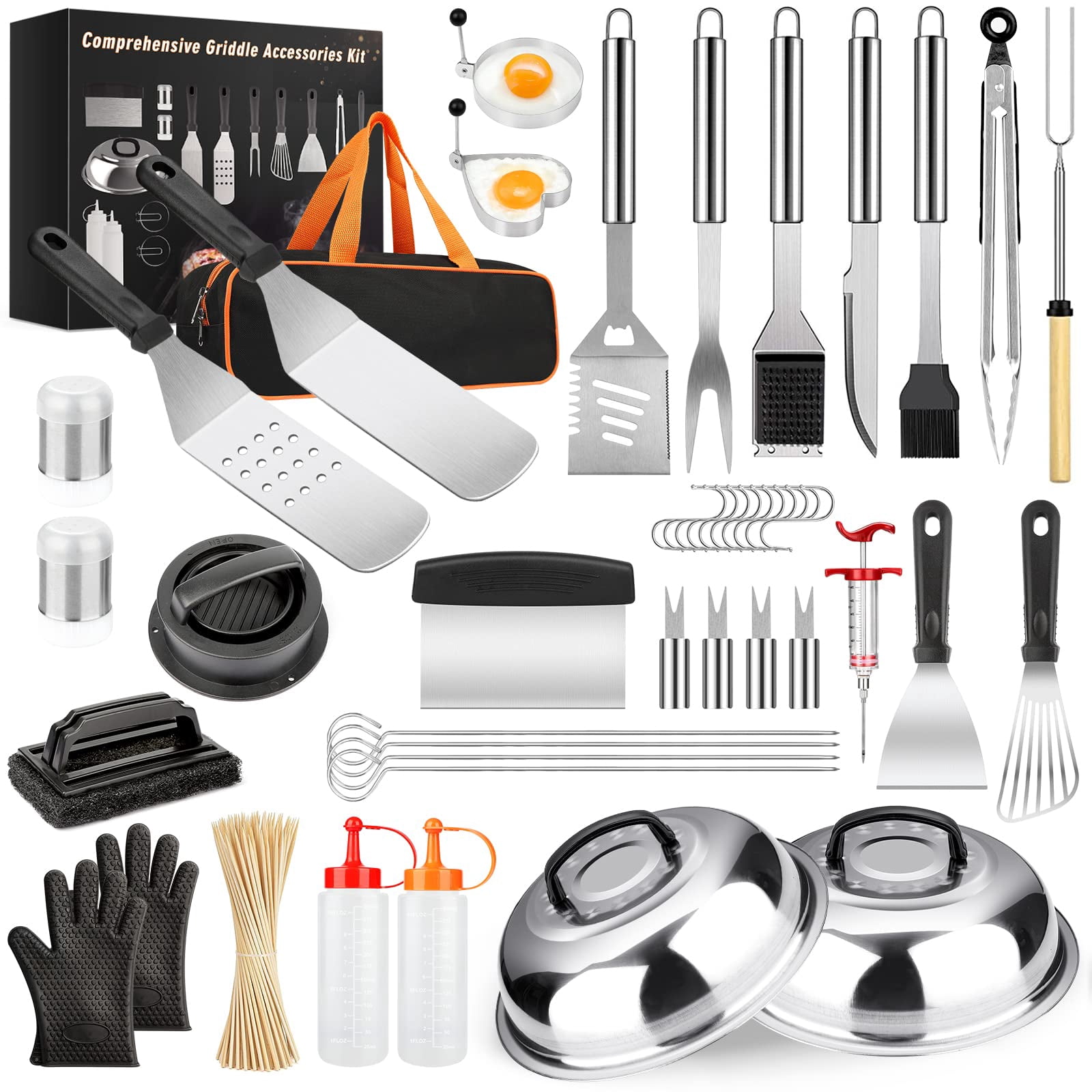 Grill Tool Set 144PCS Griddle & Grill Accessories Kit for Blackstone Camp Chef