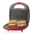thumbnail image 1 of Grill and Sandwich Maker in Red, 1 of 4