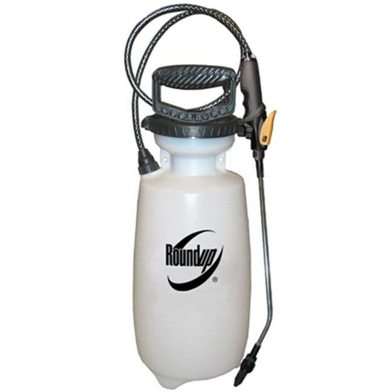 GrillGear Lawn & Garden Sprayer, 1 gal Handheld with Premium Shut Off, Durable Metal Wand, 3 Nozzles