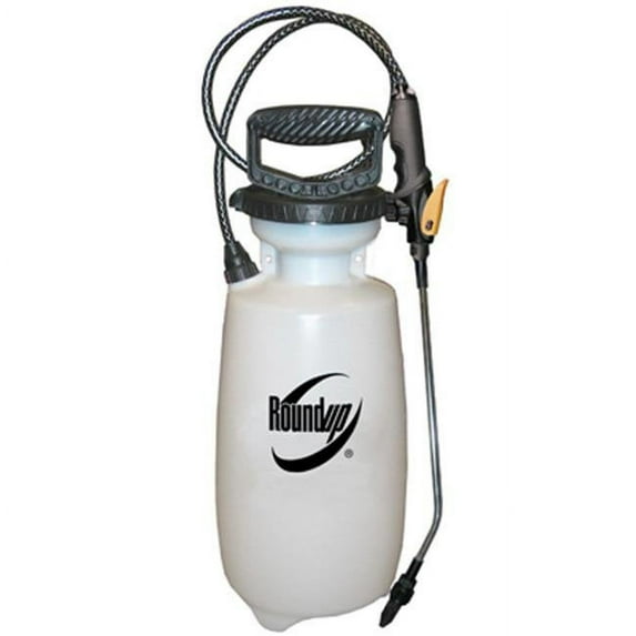 GrillGear Lawn & Garden Sprayer, 1 gal Handheld with Premium Shut Off, Durable Metal Wand, 3 Nozzles