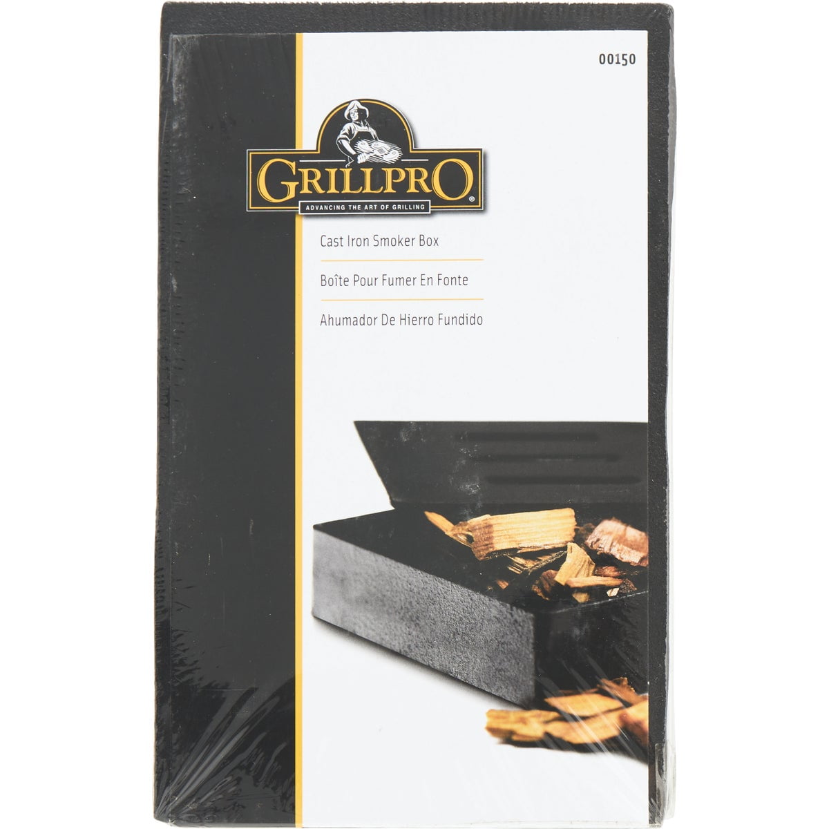 GrillPro 00150 Cast Iron Smoker Box, 5" H x 8" L x 1" D