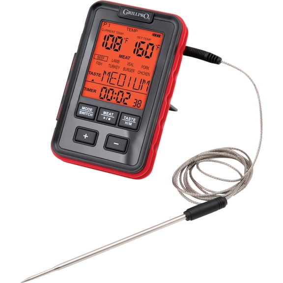 Onward Manufacturing Company GrillPro Leave-In Probe Side Table Thermometer 13925 Residential Use, Standard Application
