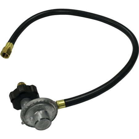 GrillPro LP Hose and Regulator Assembly - 24 In. Hose - Compatible With Grill