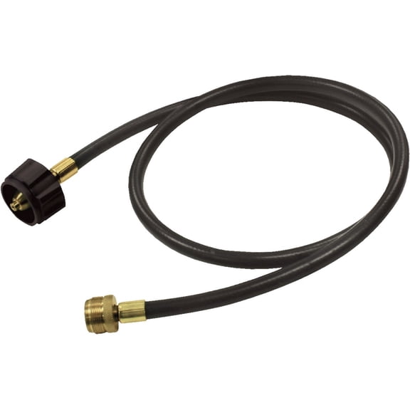 Onward Manufacturing Company GrillPro 4 Ft. 1/2 In. PVC LP Hose with Adapter 80004 Garden & Landscape Use, Standard Connection