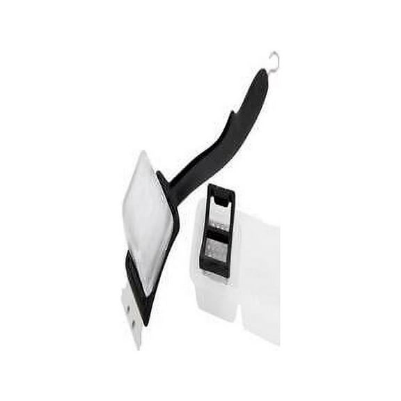 GrillPro 77679 Ice Brush With Tray, Black/White