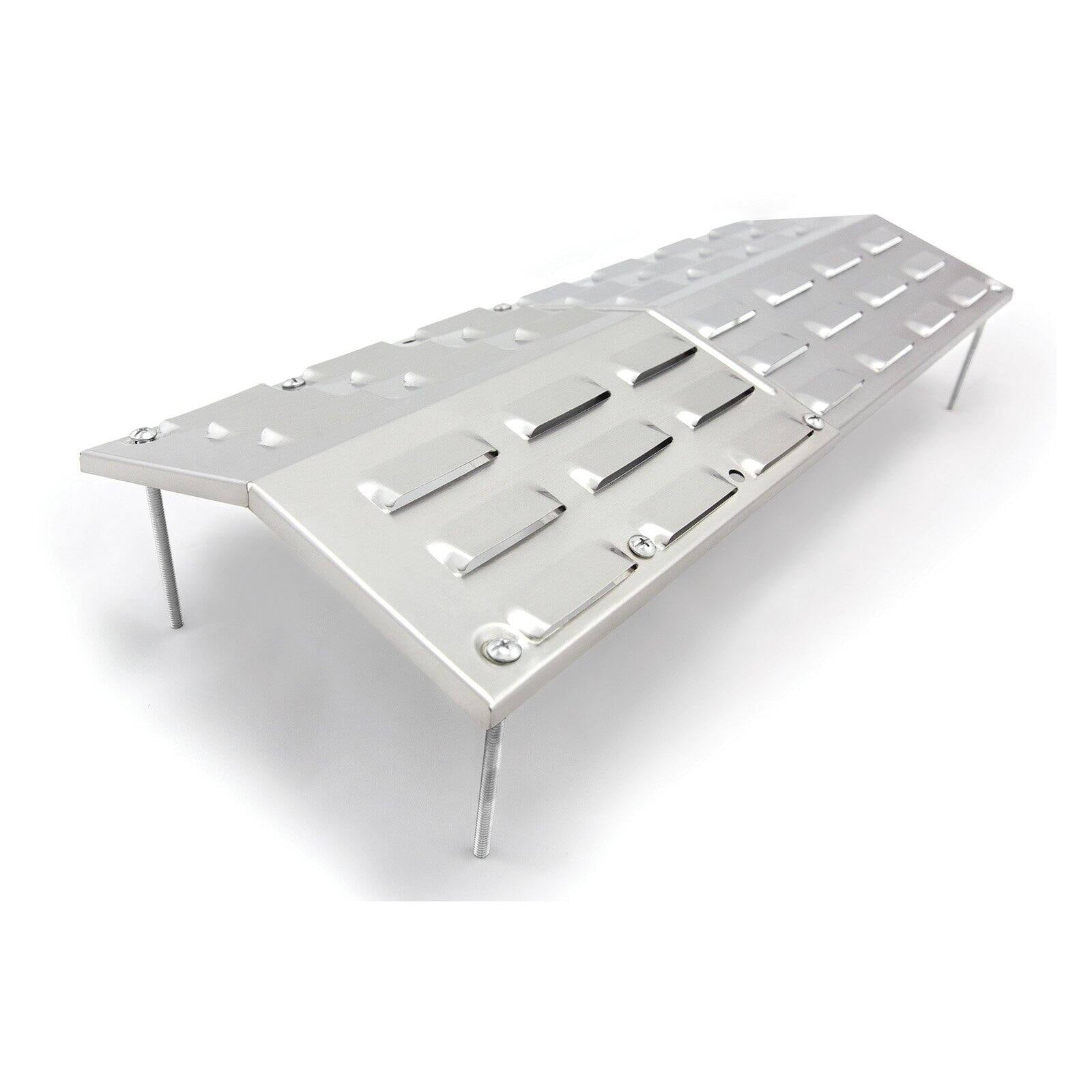 GrillPro 92375 Porcelain Covered Heat Plate, Stainless Steel