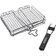 thumbnail image 1 of GrillPro Deluxe Broiler Grill Basket - Non-Stick Steel - 9.5 In. W x 12 In. L, 1 of 4