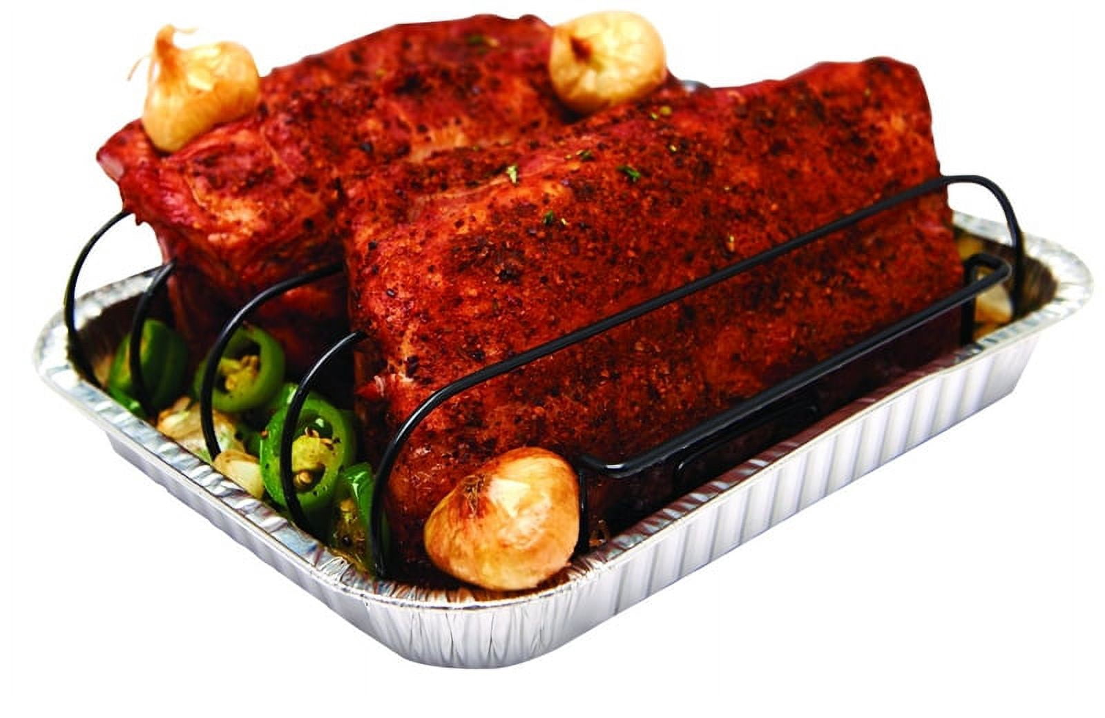 GrillPro Rib Rack With Pan - Walmart.com