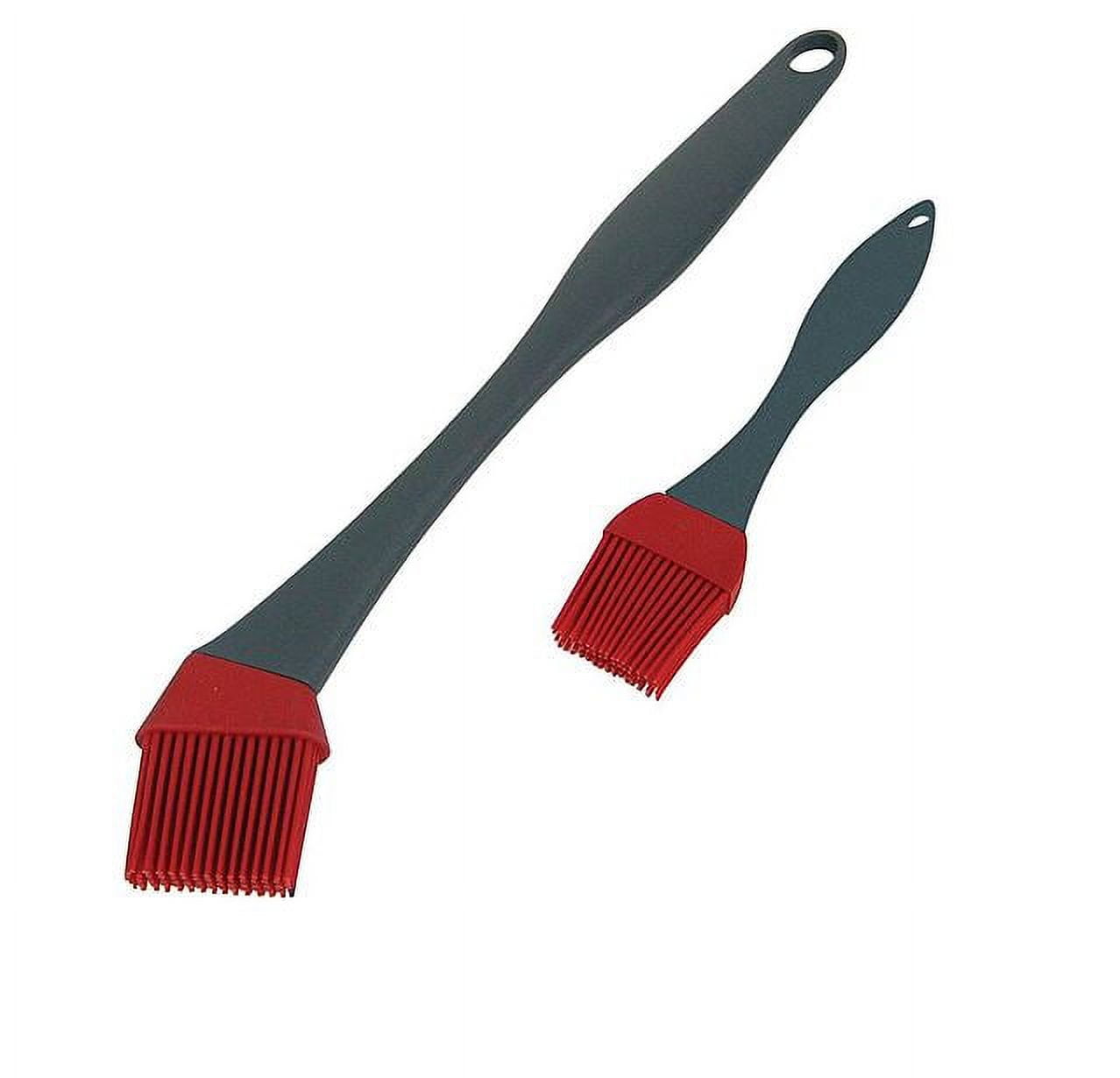 ClickUS Stainless Steel Basting Brush for Cooking, Grilling, Pastry,  Marinating - 2 Pcs Silicone Flat Pastry Brush Price in India - Buy ClickUS  Stainless Steel Basting Brush for Cooking, Grilling, Pastry, Marinating 
