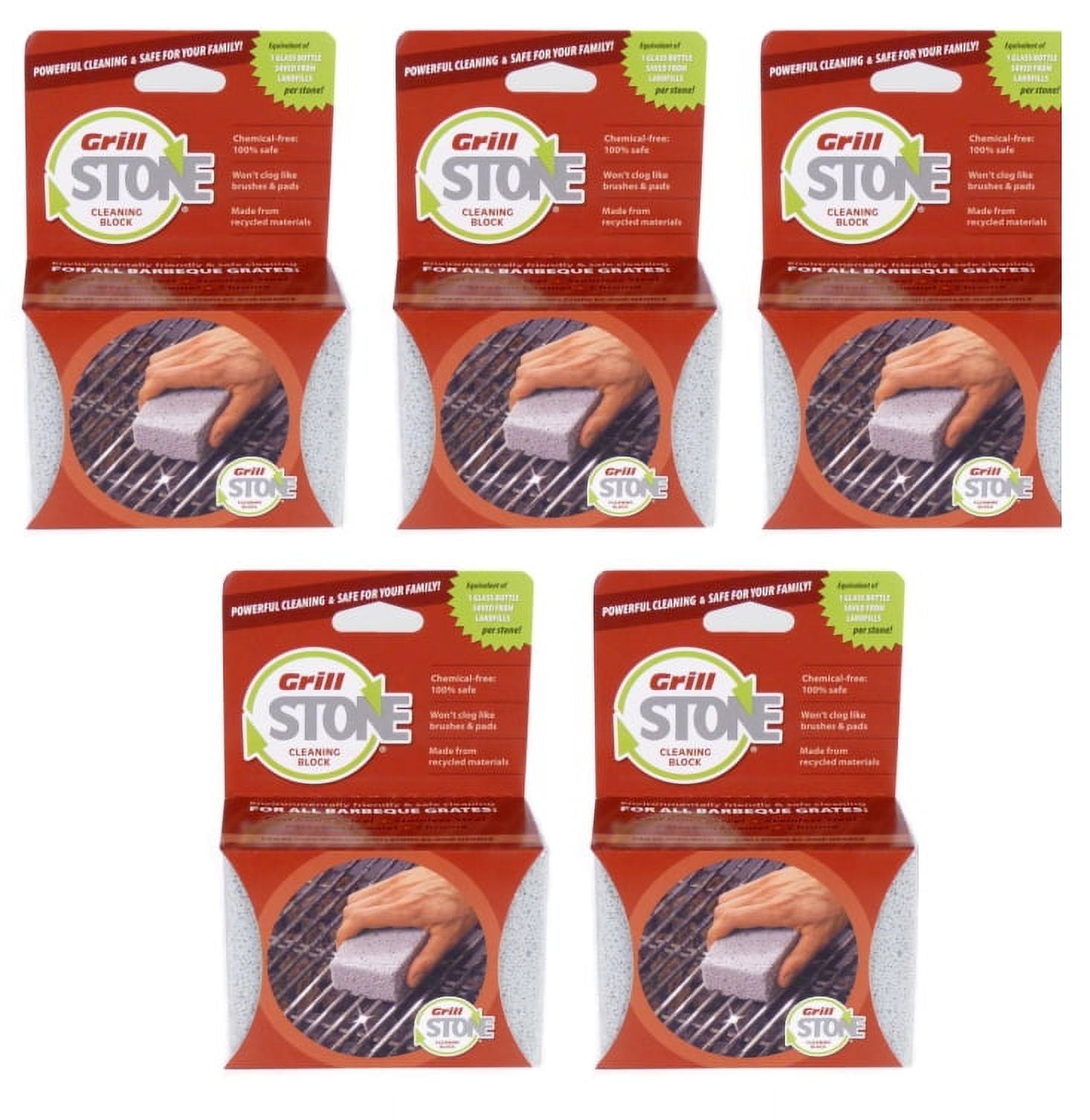 GrillStone Cleaning Block 5Pack, Environmentally Friendly Grill