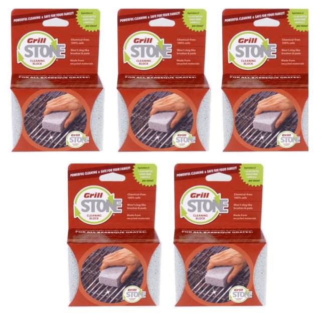 GrillStone Cleaning Block 5Pack, Environmentally Friendly Grill