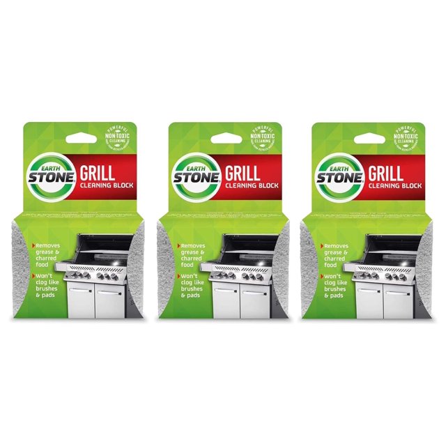 GrillStone Cleaning Block, Powerful NonToxic Scouring Block for Grills
