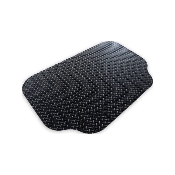 GrillTex Under the Grill Protective Deck and Patio Mat for BBQ Grills, Gas Grills, Charcoal Grills and Smokers, 30" x 48", Black Diamond Plate, 8D-075-30C-4L
