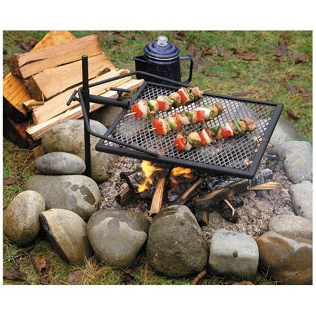 GrillTown 16" Heavy-Gauge Charcoal Grill with Storage Bag