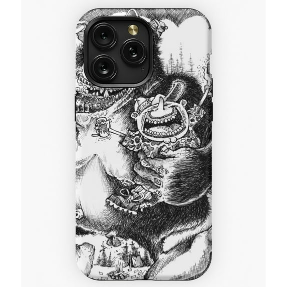 Grilla and Bud Funny Gorilla Friend Parody A11986 Phone Case for iPhone 11 to 17 Pro Max