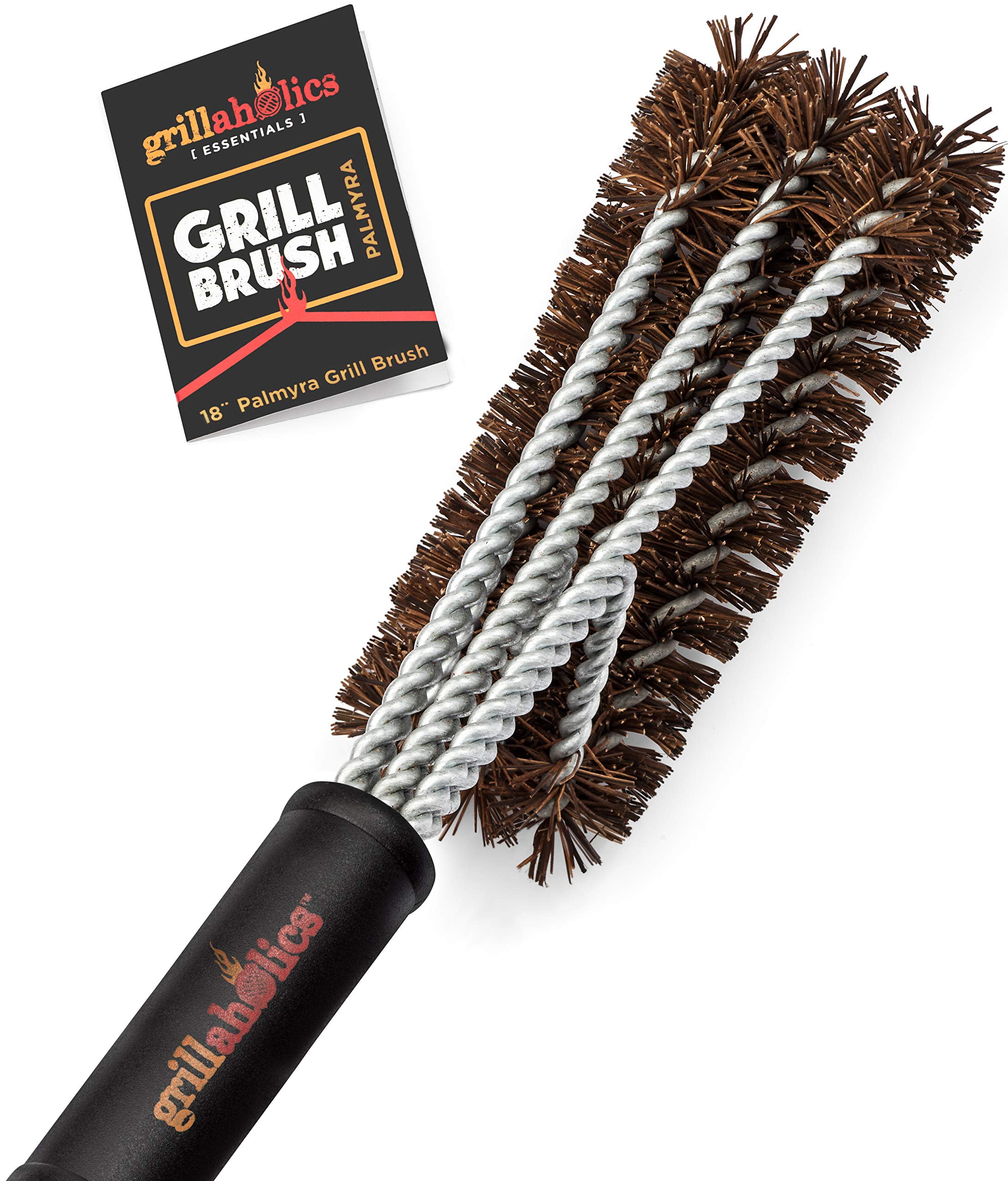 GrillSpot 18-Inch Palmyra Bristle Grill Cleaning Brush (ES17-AC